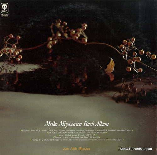 MIYAZAWA, MEIKO meiko miyazawa bach album PAC-2027