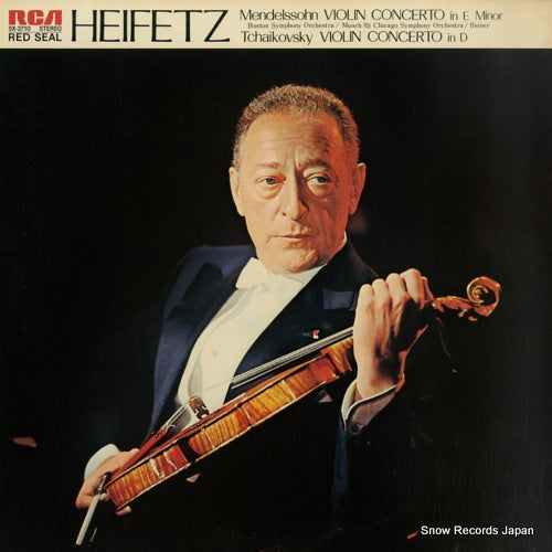 HEIFETZ, JASCHA mendelssohn & tchaikovsky; violin concerto SX-2710