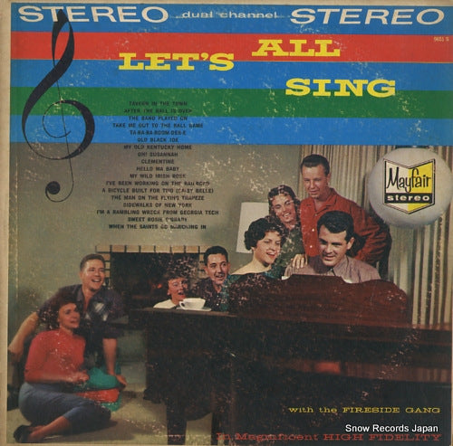 FIRESIDE GANG, THE let's all sing 9651S