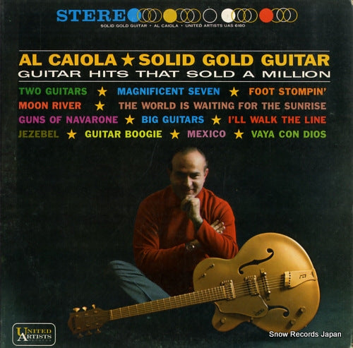 CAIOLA, AL solid gold guitar UAS6180