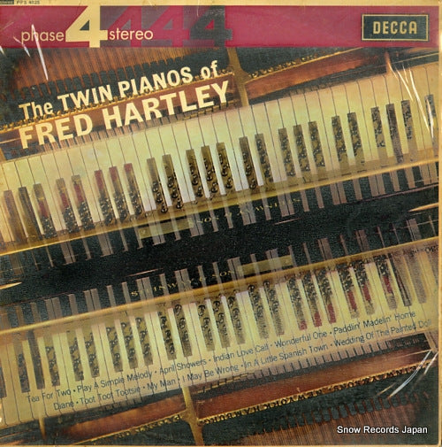 HARTLEY, FRED the twin pianos of fred hartley PFS4025