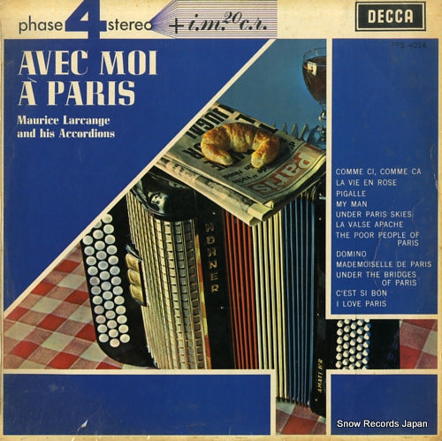 LARCANGE, MAURICE avec moi a paris PFS4014