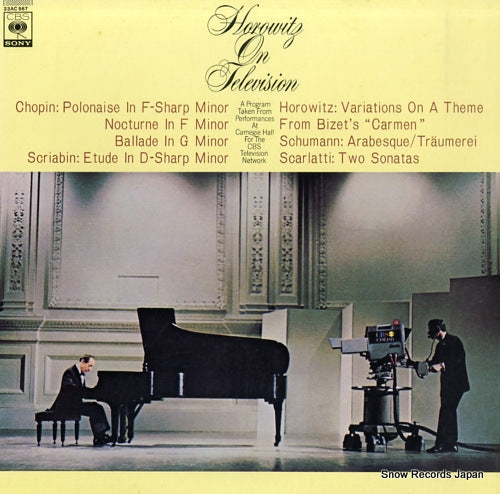 HOROWITZ, VLADIMIR horowitz on television 23AC567