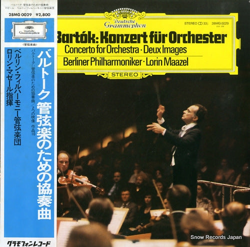 MAAZEL, LORIN bartok; konzert fur orchestra 28MG0029