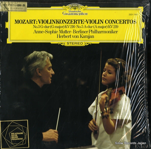 MUTTER, ANNE-SOPHIE mozart; violin concertos no.3 & 5 2531049