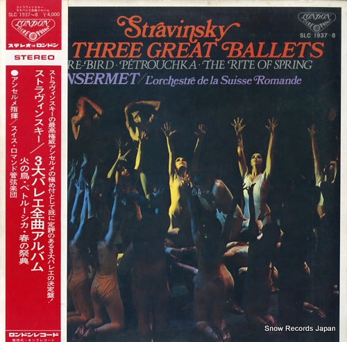 ANSERMET, ERNEST stravinsky; the three great ballets SLC1937-8