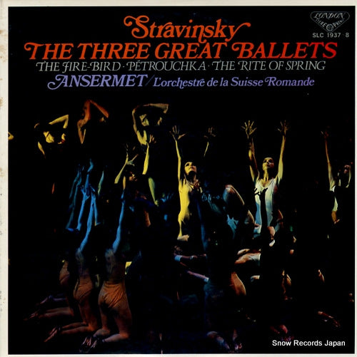 ANSERMET, ERNEST stravinsky; the three great ballets SLC1937