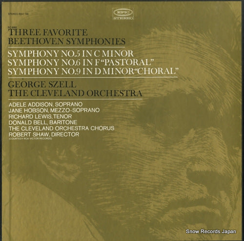SZELL, GEORGE three favorite beethoven symphonies BSC163