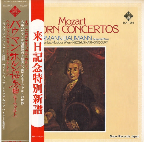 BAUMANN, HERMANN mozart; 4 horn concertos SLA1083