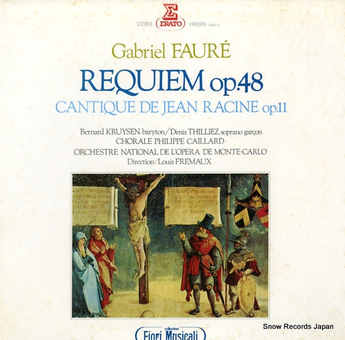 FREMAUX, LOUIS faure; requiem op.48 ERA1045
