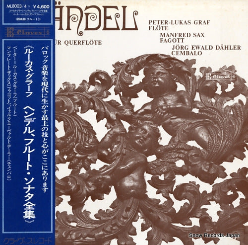 GRAF, PETER-LUKAS handel; die sonaten fur querflote ML8003/4