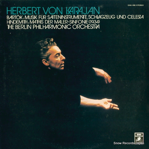 KARAJAN, HERBERT VON bartok; musik fur saiteninstrumente, schlagzeug und celesta EAA-188