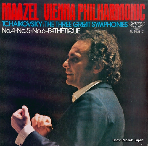 MAAZEL, LORIN tchaikovsky; the three great symphonies SL5036-7