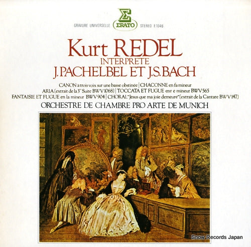 REDEL, KURT kurt redel interprete bach E1046