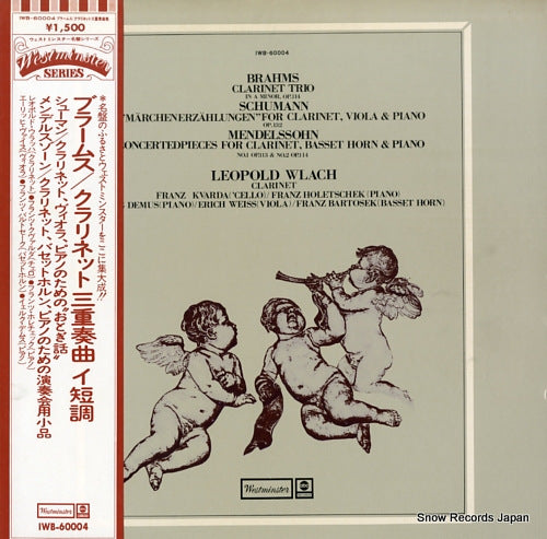 WLACH, LEOPOLD brahms; clarinet trio IWB-60004