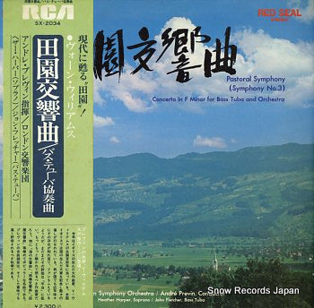 PREVIN, ANDRE williams, vaughan; pastoral symphony symphony no.3 SX-2034