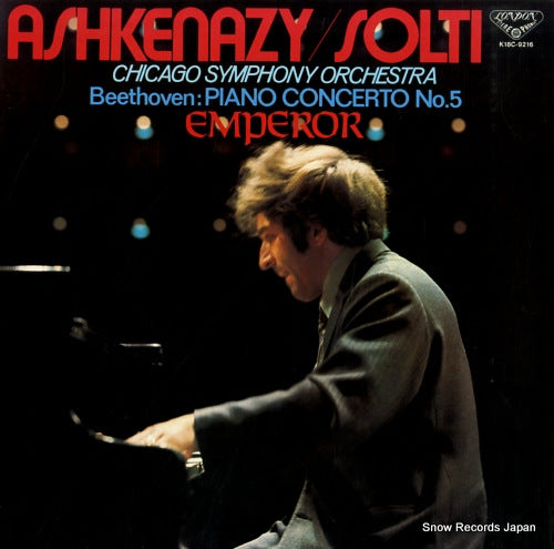 ASHKENAZY, VLADIMIR beethoven; piano concerto no.5 "emperor" K18C-9216