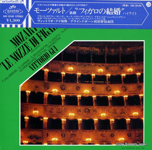 GUI, VITTORIO mozart; "le nozze di figaro" EAC-30180