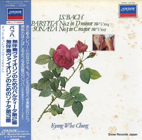 CHUNG, KYUNG-WHA bach; partita no.2 in d minor for solo violin L25C8036