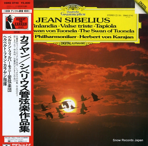 KARAJAN, HERBERT VON sibelius; finlandia, op.26 28MG0740