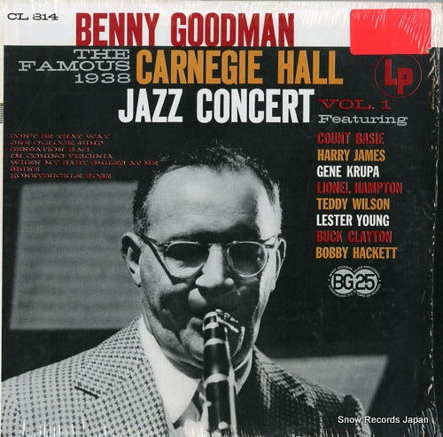 GOODMAN, BENNY carnegie hall jazz concert vol.1 CL814