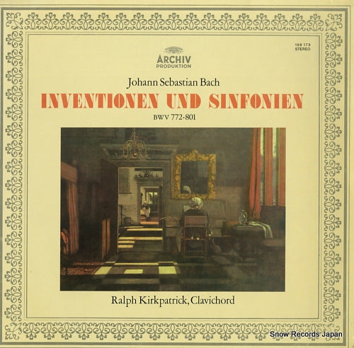 KIRKPATRICK, RALPH bach; inventionen und sinfonien 198179