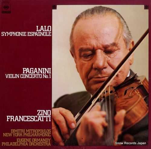 FRANCESCATTI, ZINO lalo; symphonie espagnole in d minor 23AC563
