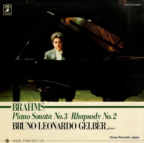 GELBER, BRUNO-LEONARDO brahms; piano sonata no.3 / rhapsody no.2 EAC-70043