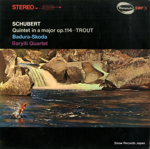 BADURA-SKODA, PAUL schubert; quintet in a major, op.114 "trout" SWF1