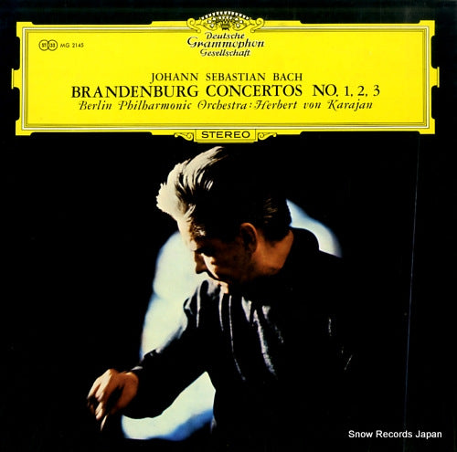 KARAJAN, HERBERT VON bach; brandenburg concertos no.1, 2, 3 MG2145