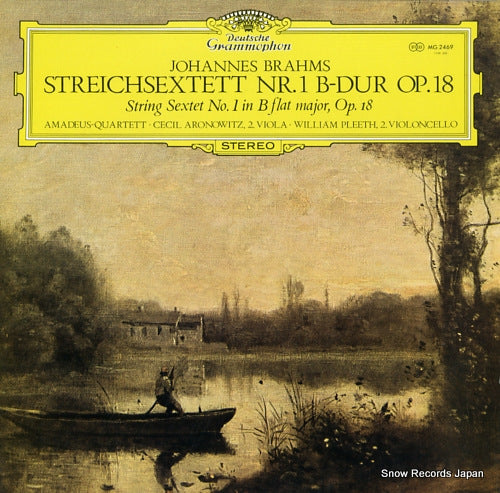 AMADEUS QUARTETT brahms; streichsextett nr.1 b-dur op.18 MG2469