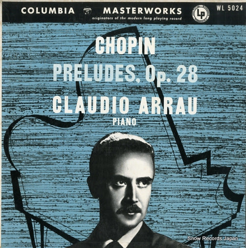 ARRAU, CLAUDIO chopin; preludes, op.28 WL5024