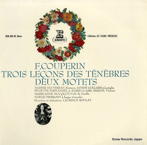BOULAY, LAURENCE couperin; trois lecons des tenebres deux motets REM-1010-RE