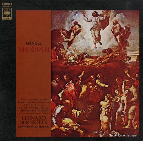 BERNSTEIN, LEONARD handel; messiah SOCL245-6