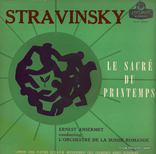 ANSERMET, ERNEST stravinsky; le sacre du printemps LLA10223