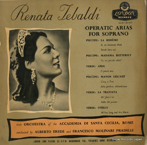 EREDE, ALBERTO operatic arias for soprano LLA10147