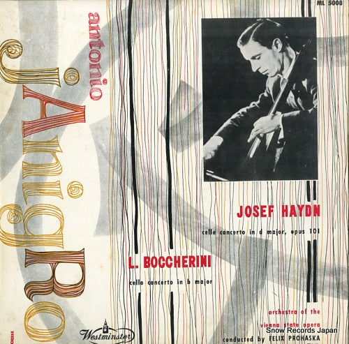 JANIGRO, ANTONIO haydn; cello concerto in d major ML5008