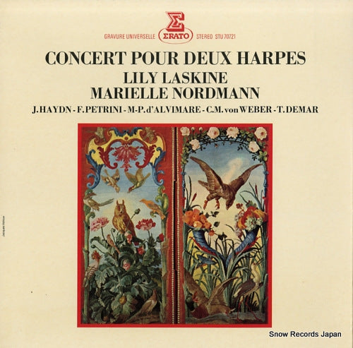 LASKINE, LILY concert pour deux harpes STU70721