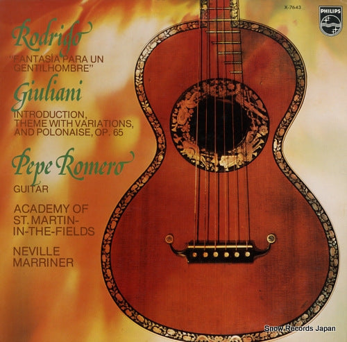 MARRINER, NEVILLE rodrigo; fantasia para un gentilhombre X-7643