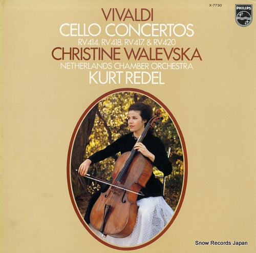 WALEVSKA, CHRISTINE vivaldi; cello concertos X-7730