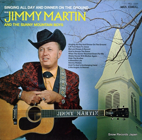 MARTIN, JIMMY singing all day and dinner on the ground MCL-1089