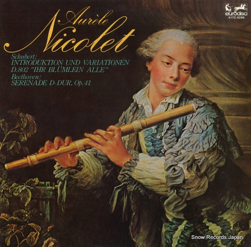 NICOLET, AURELE schubert; introduktion und variationen d.802 "ihr blumlen alle" K17C-9296
