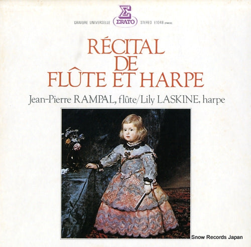 RAMPAL, JEAN-PIERRE recital de flute et harpe E1048