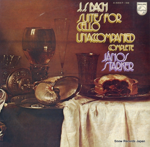 STARKER, JANOS bach; suites for cello unaccompanied (complete) X-5557-58