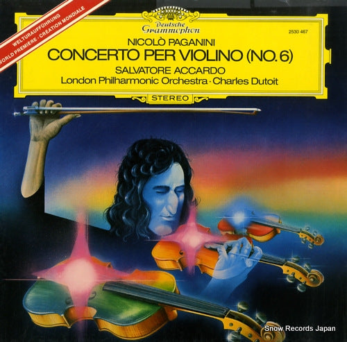 ACCARDO, SALVATORE paganini; concerto per violin(no.6) 2530467