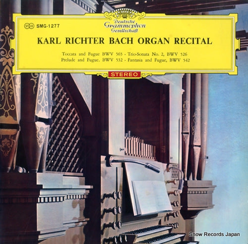 RICHTER, KARL karl richter bach organ recital SMG-1277