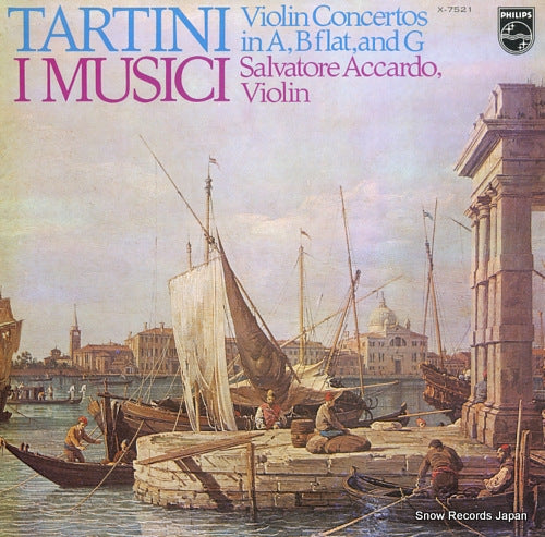 I MUSICI tartini; violin concertos in a, b flat and g X-7521