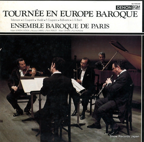 ENSEMBLE BAROQUE DE PARIS tournee en europe baroque OX-7026-ND