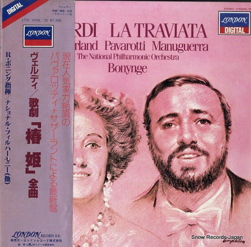 BONYNGE, RICHARD verdi; la traviata L75C1018/20