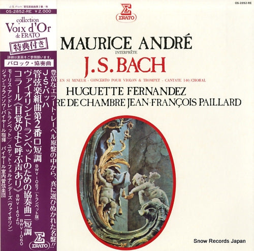 PAILLARD, JEAN-FRANCOIS maurice andre onterprete bach OS-2852-RE